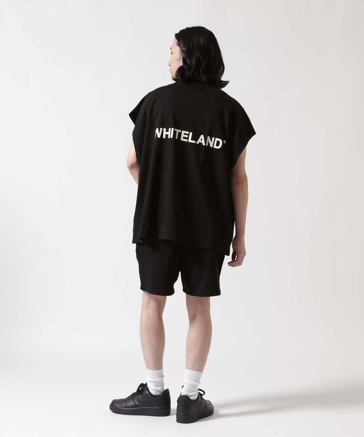 【WEB&DEPOT限定】WHITELAND/ホワイトランド/OWL LOGO NOSLEEVE TEE