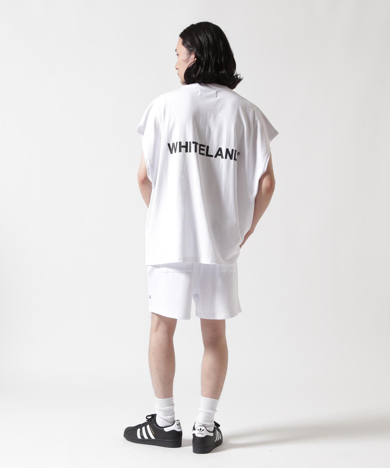 【WEB&DEPOT限定】WHITELAND/ホワイトランド/OWL LOGO NOSLEEVE TEE