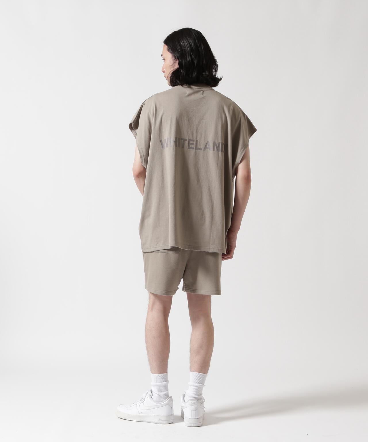 【WEB&DEPOT限定】WHITELAND/ホワイトランド/OWL LOGO NOSLEEVE TEE