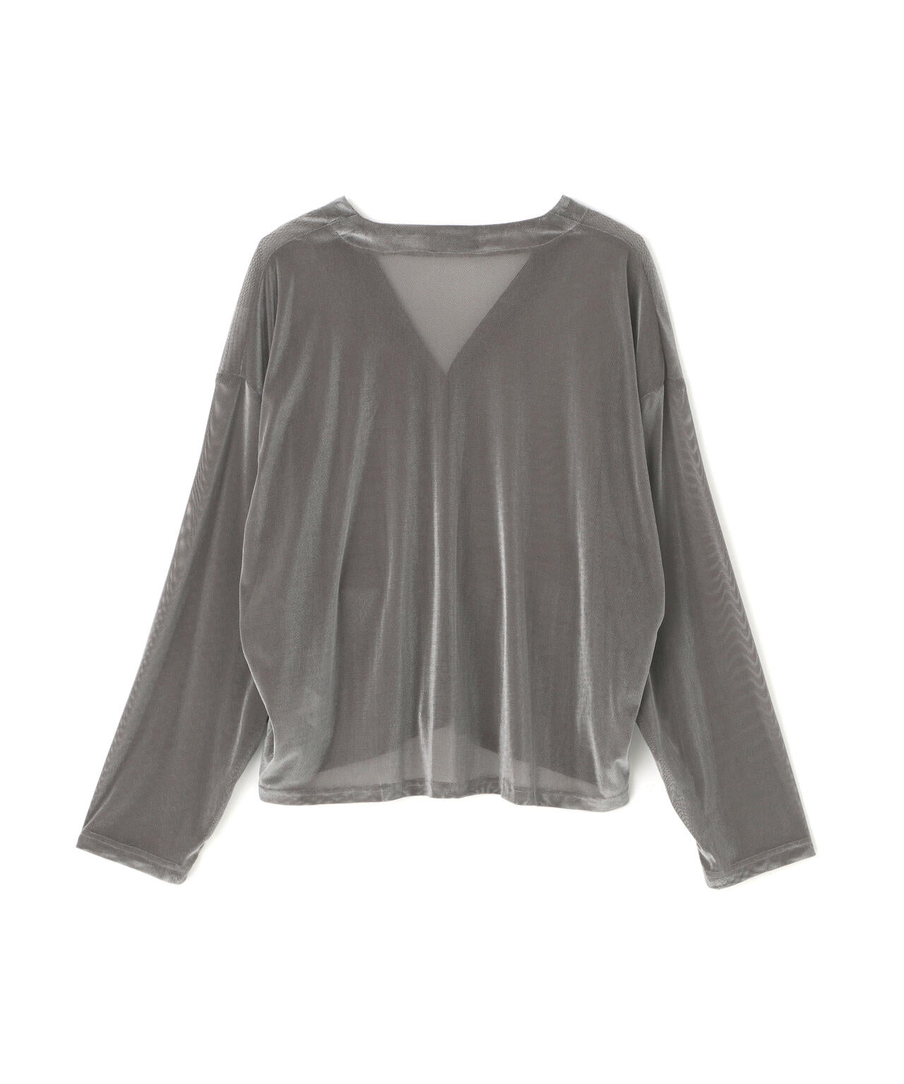 DankeSchon/ダンケシェーン/MESH VELOR CARDIGAN