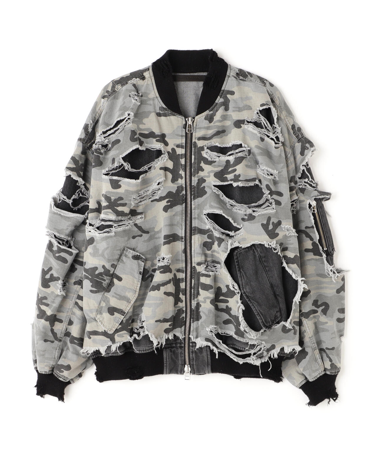 DankeSchon/ダンケシェーン/LAYER RIPSTOP CAMO&DENIM MA-1