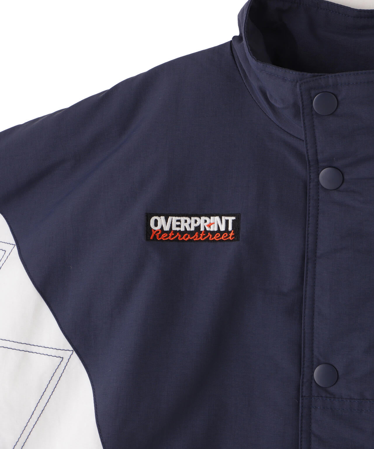 overprint/オーバープリント/HALF ZIP STADIUM JACKET