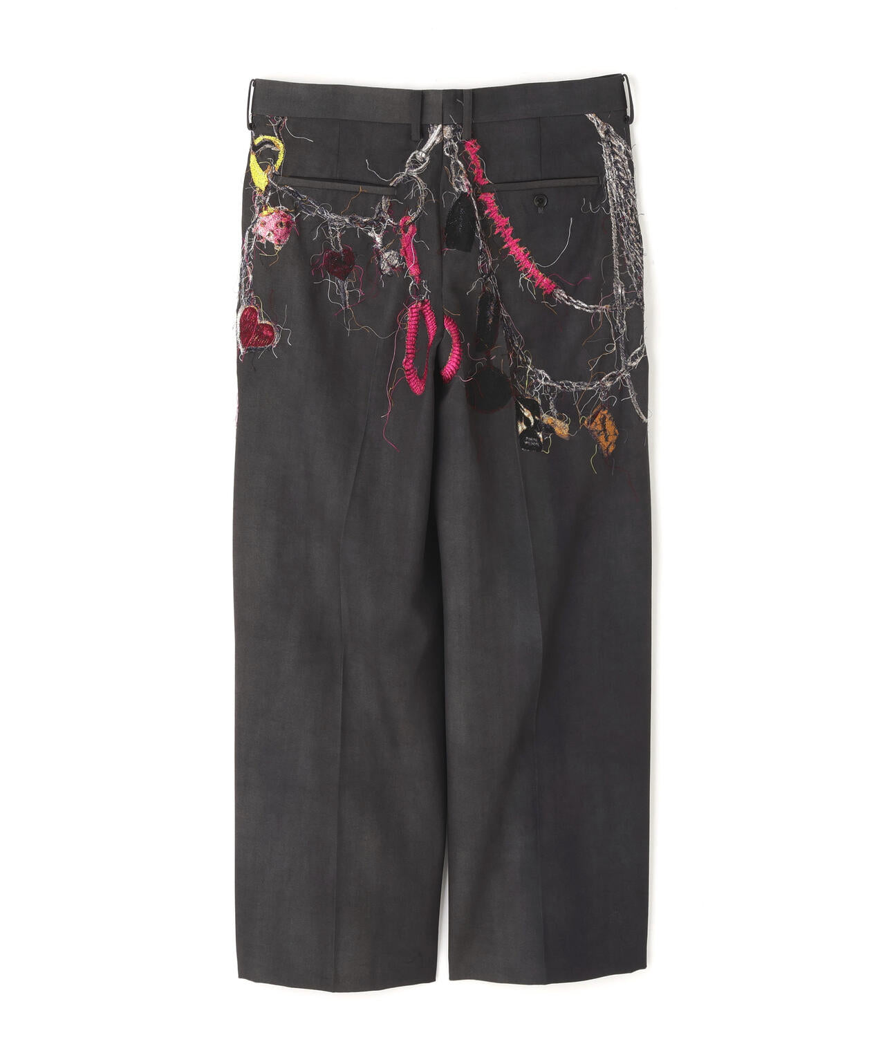 doublet/ダブレット/EMBROIDERED CHAIN TAILORED TROUSERS