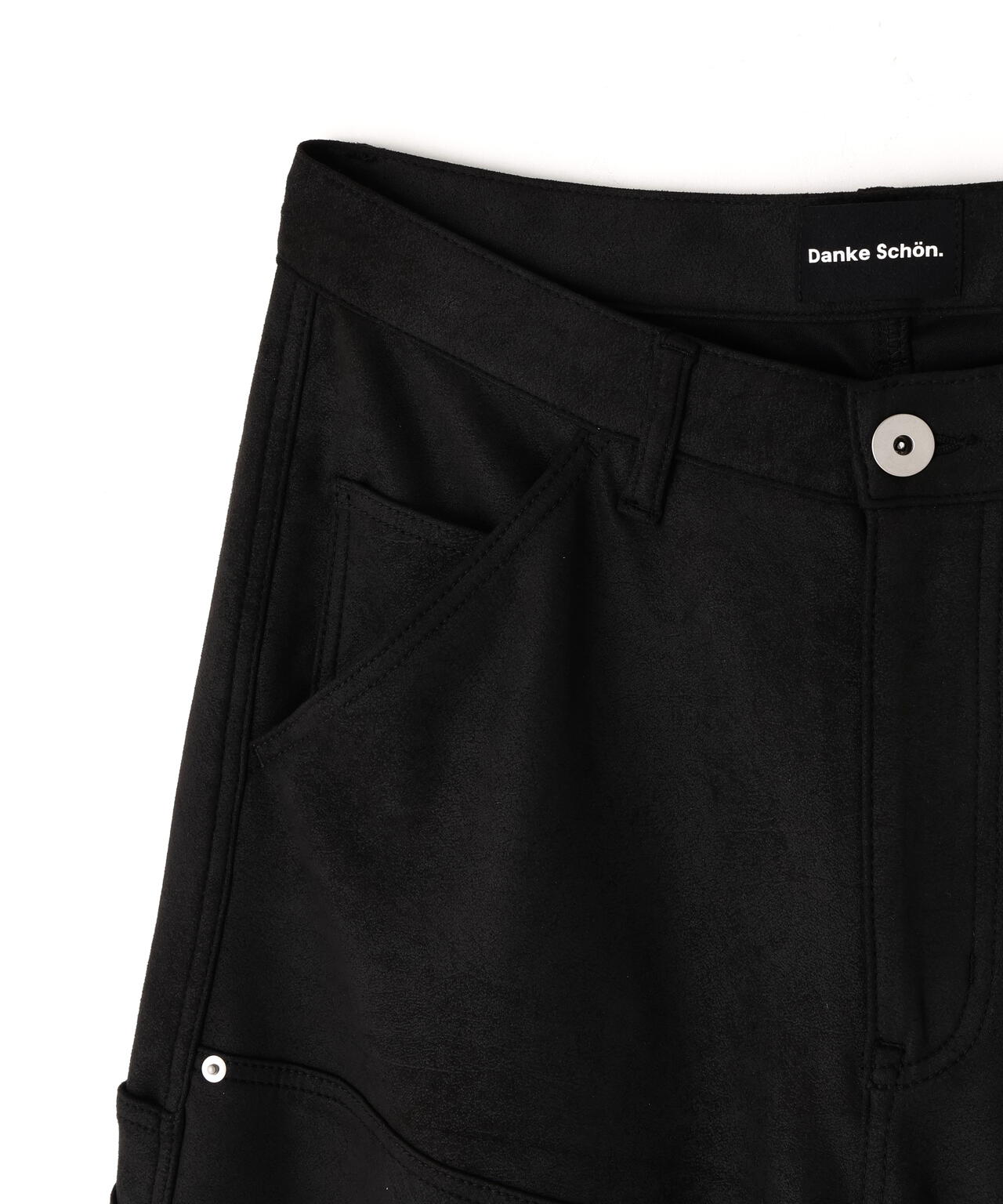【WEB&DEPOT限定】DankeSchon/ダンケシェーン/ECOSUEDO W-KNEE PANTS