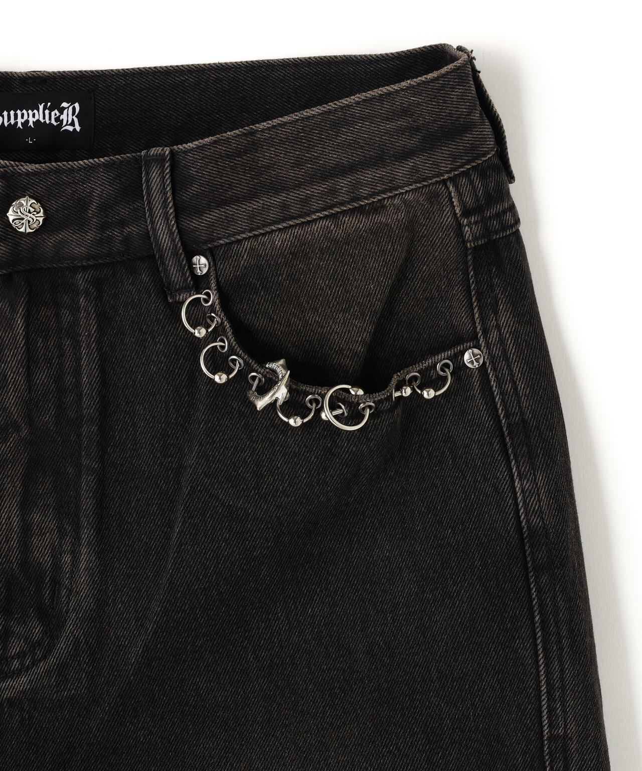 SUPPLIER/サプライヤー/SWITCHING PIACED BAGGY JEANS