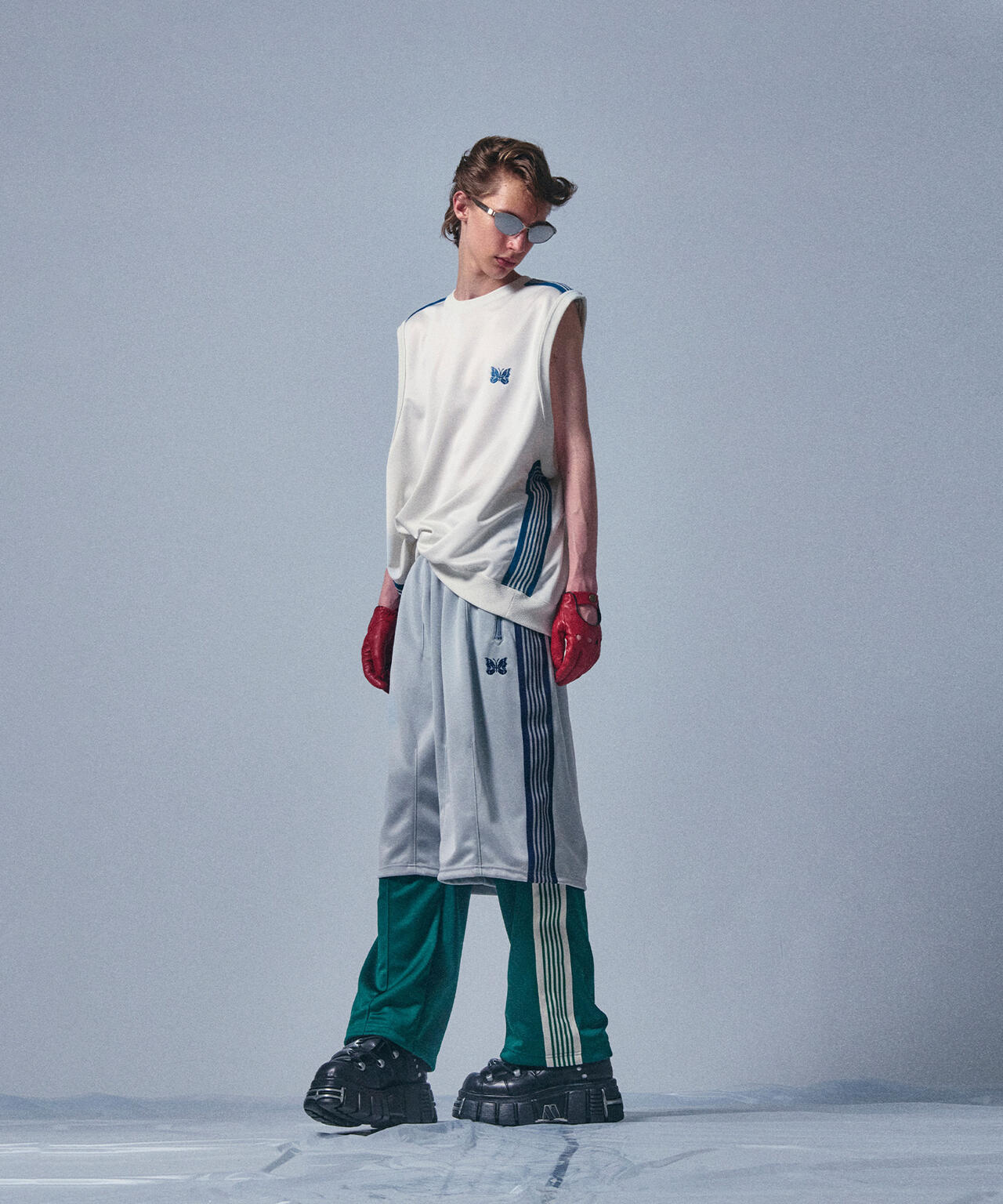 NEEDLES/ニードルズ/【LHP EXCLUSIVE】TRACK PANT SHORTS - POLY SMOOTH