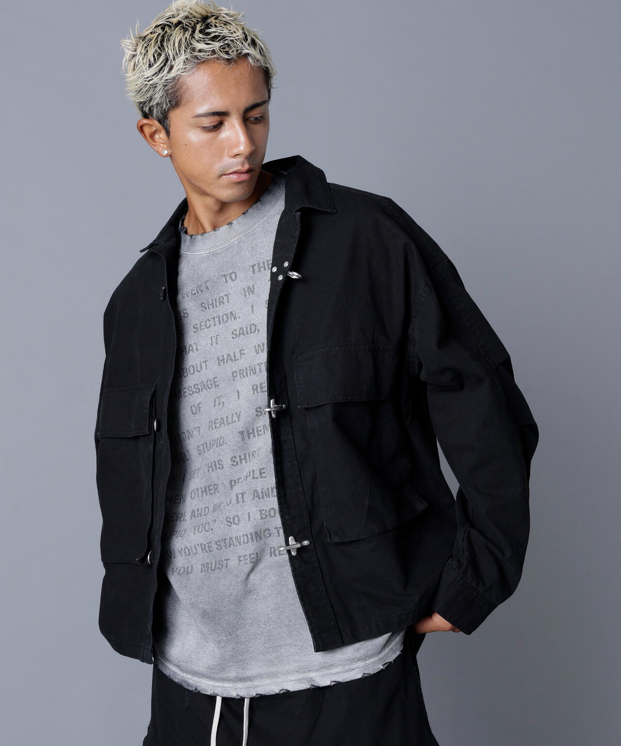 DankeSchon/ダンケシェーン/RIPSTOP CARGO SHIRT