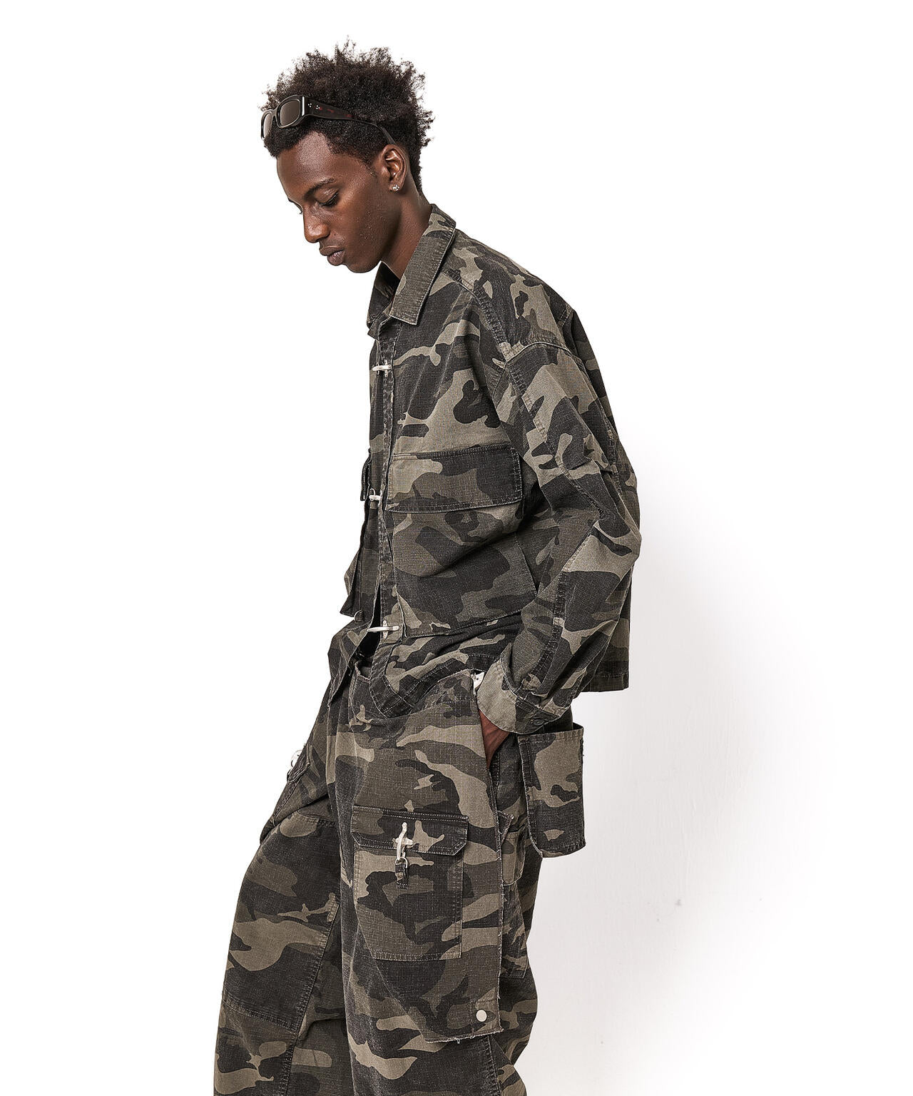 DankeSchon/ダンケシェーン/RIPSTOP CARGO SHIRT