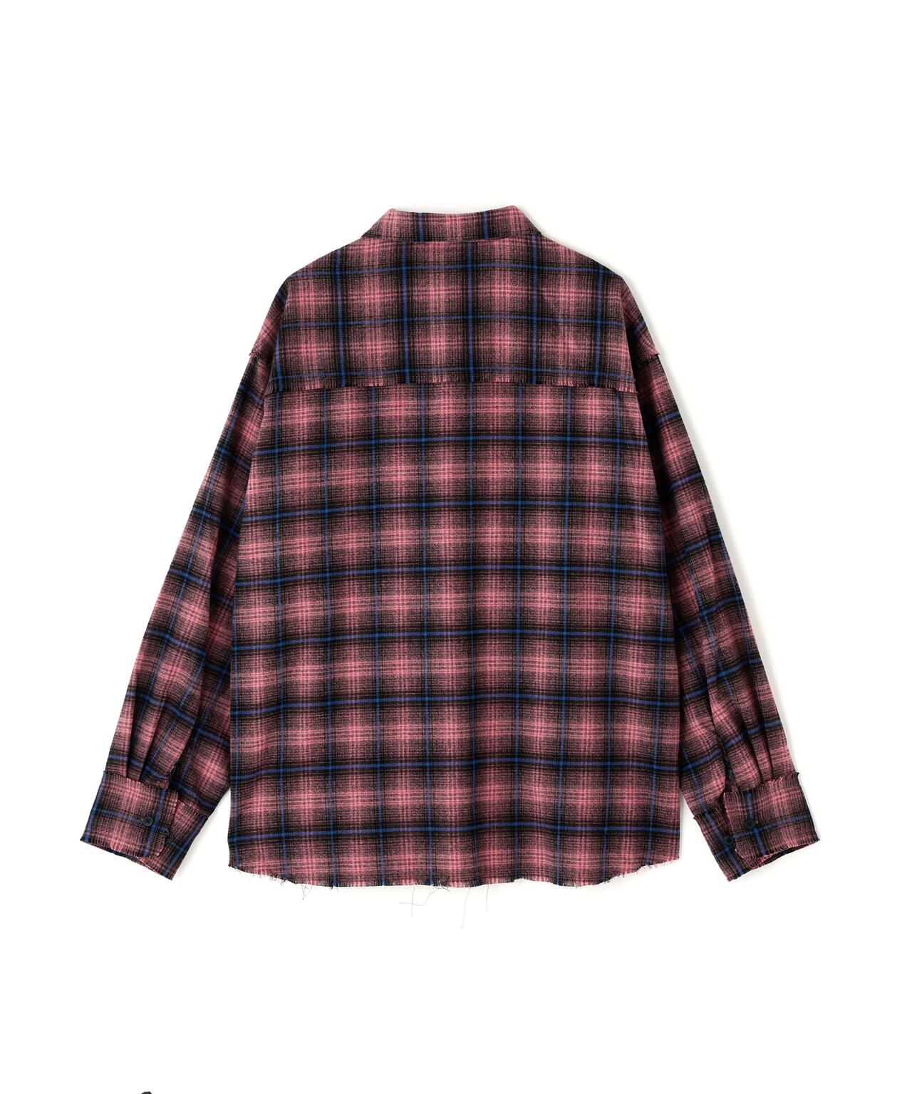 DankeSchon/ダンケシェーン/CUTOFF CHECK SHIRTS