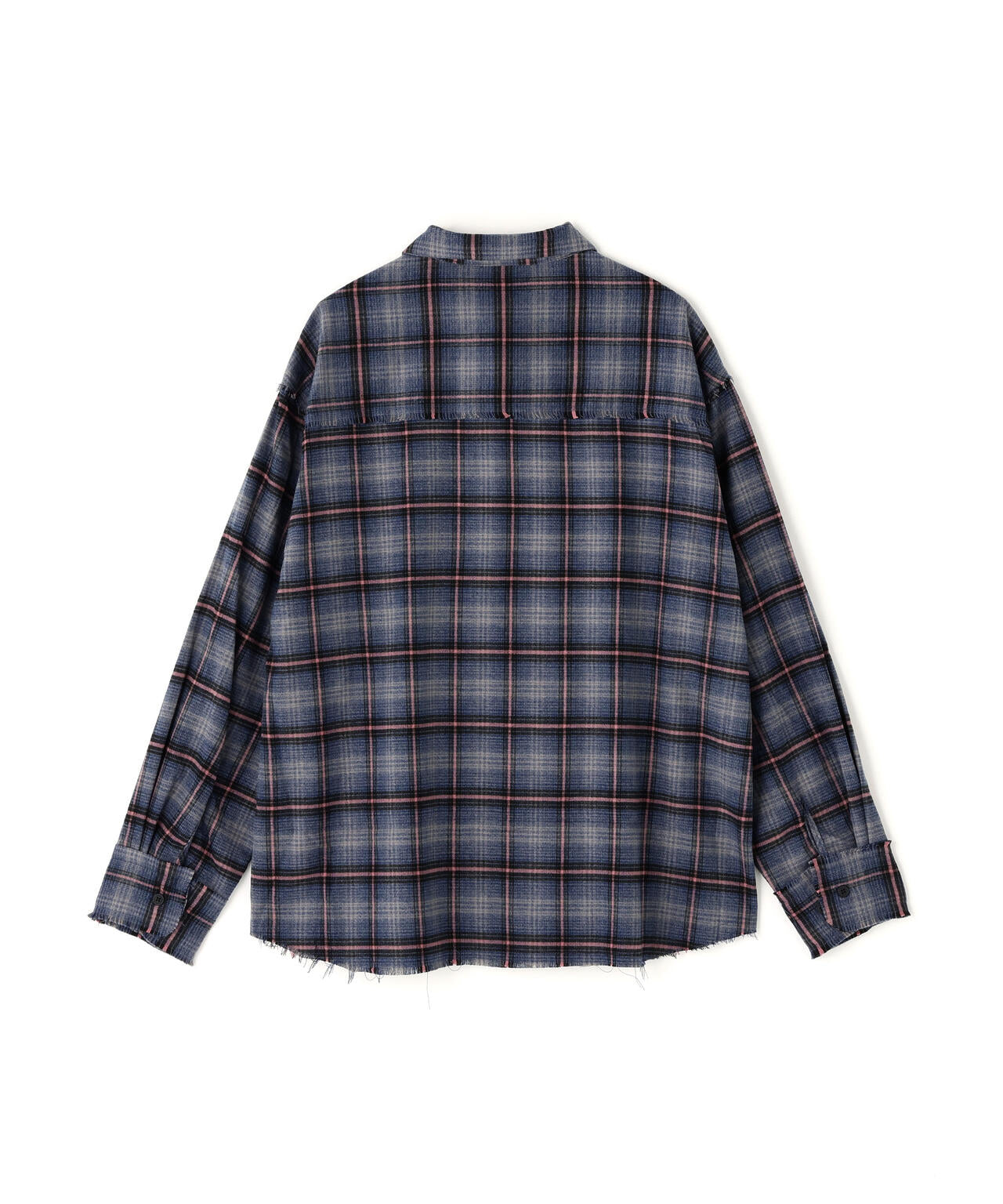 DankeSchon/ダンケシェーン/CUTOFF CHECK SHIRTS