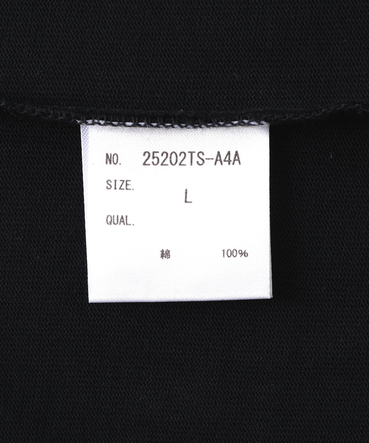 A4A/エーフォーエー/L/S TEE NUMBER