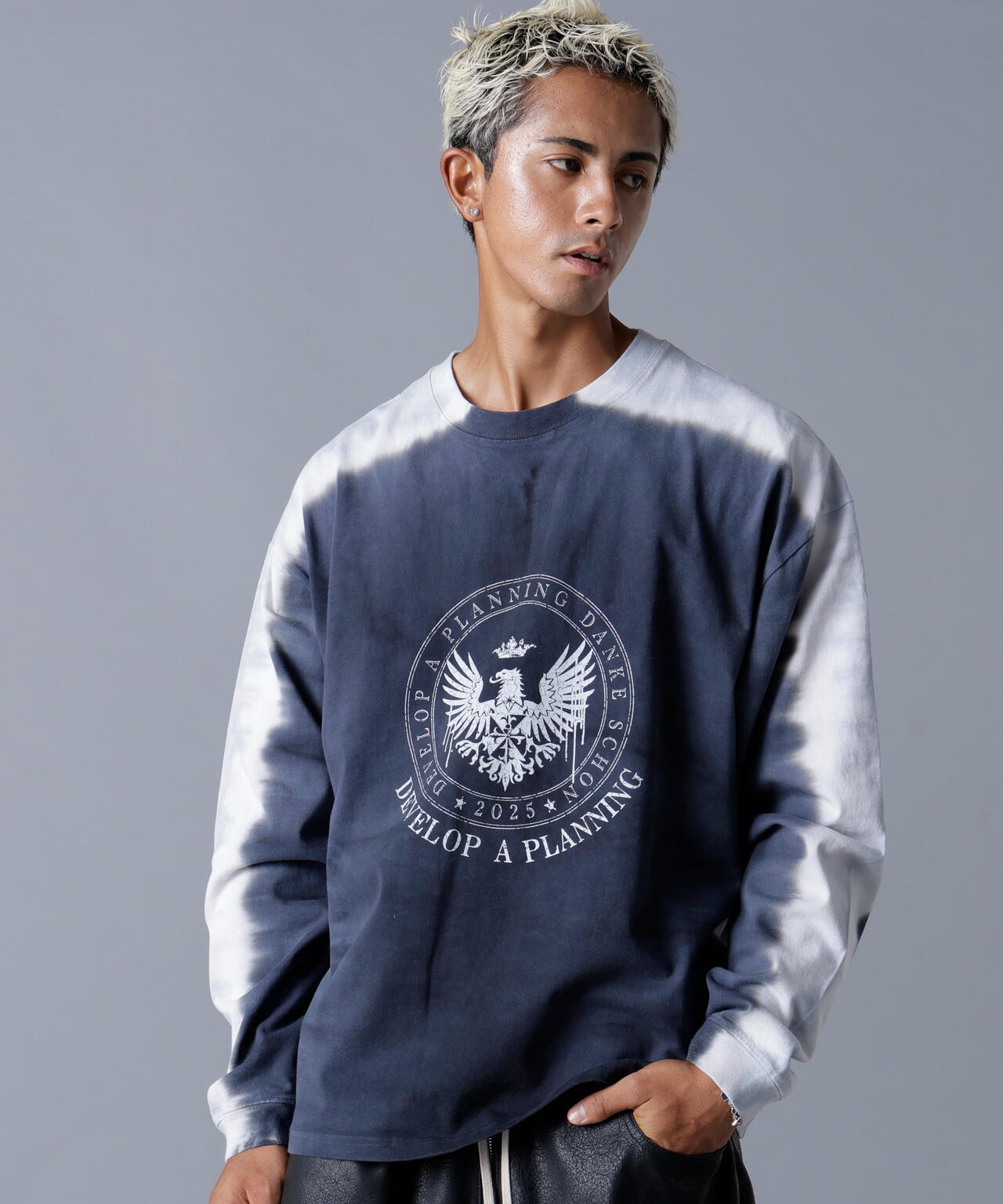 DankeSchon/ダンケシェーン/TIEDYE L/S TEE MILS
