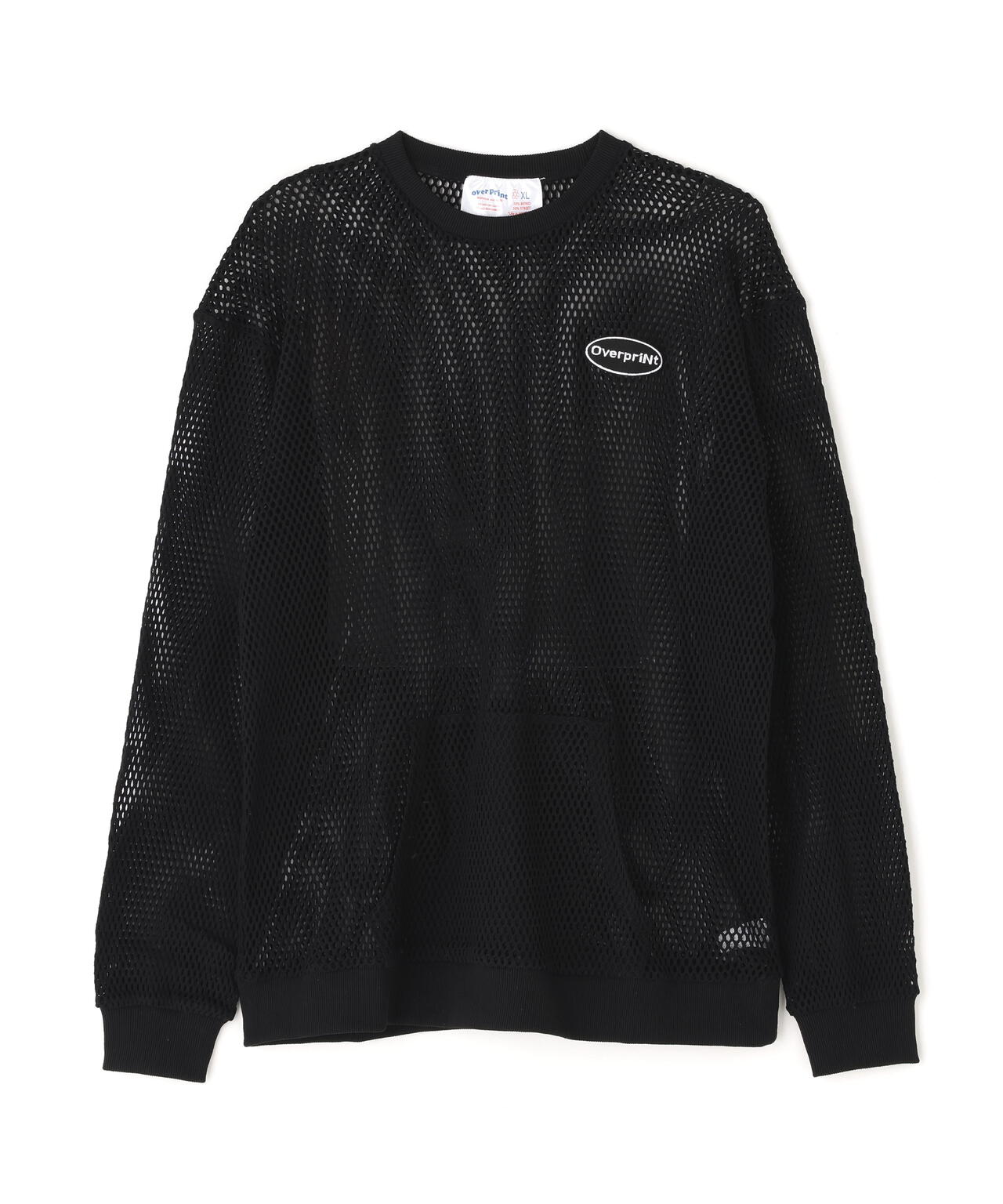 overprint/オーバープリント/MESH LS TEE
