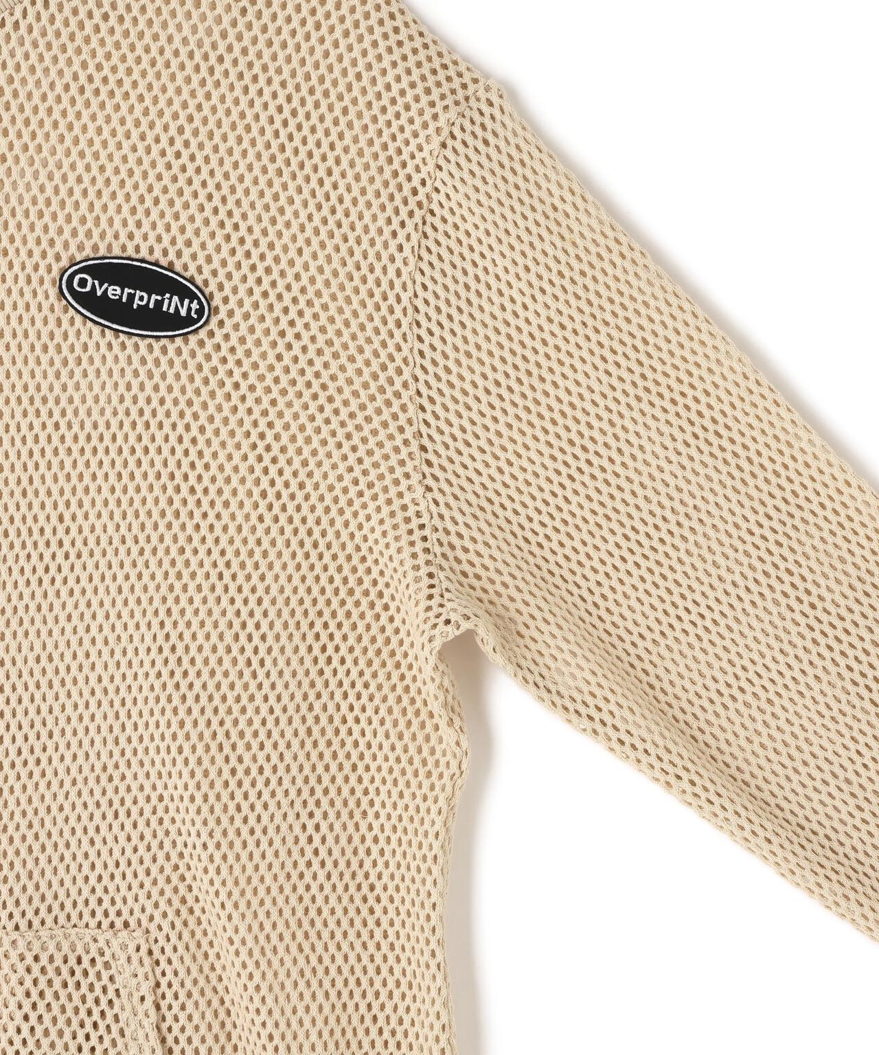 overprint/オーバープリント/MESH LS TEE