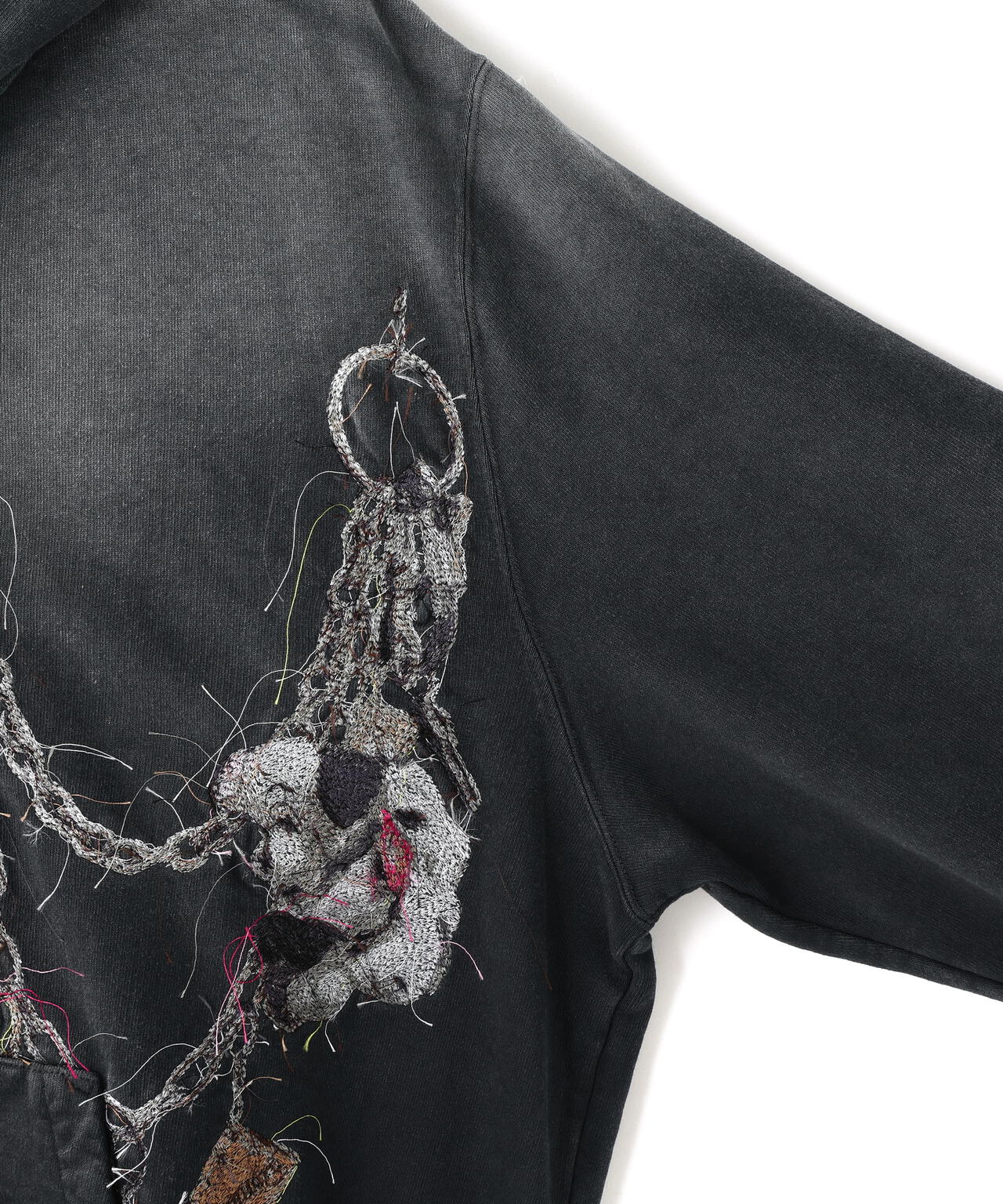 doublet/ダブレット/EMBROIDERED CHAIN ZIP-UP HOODIE