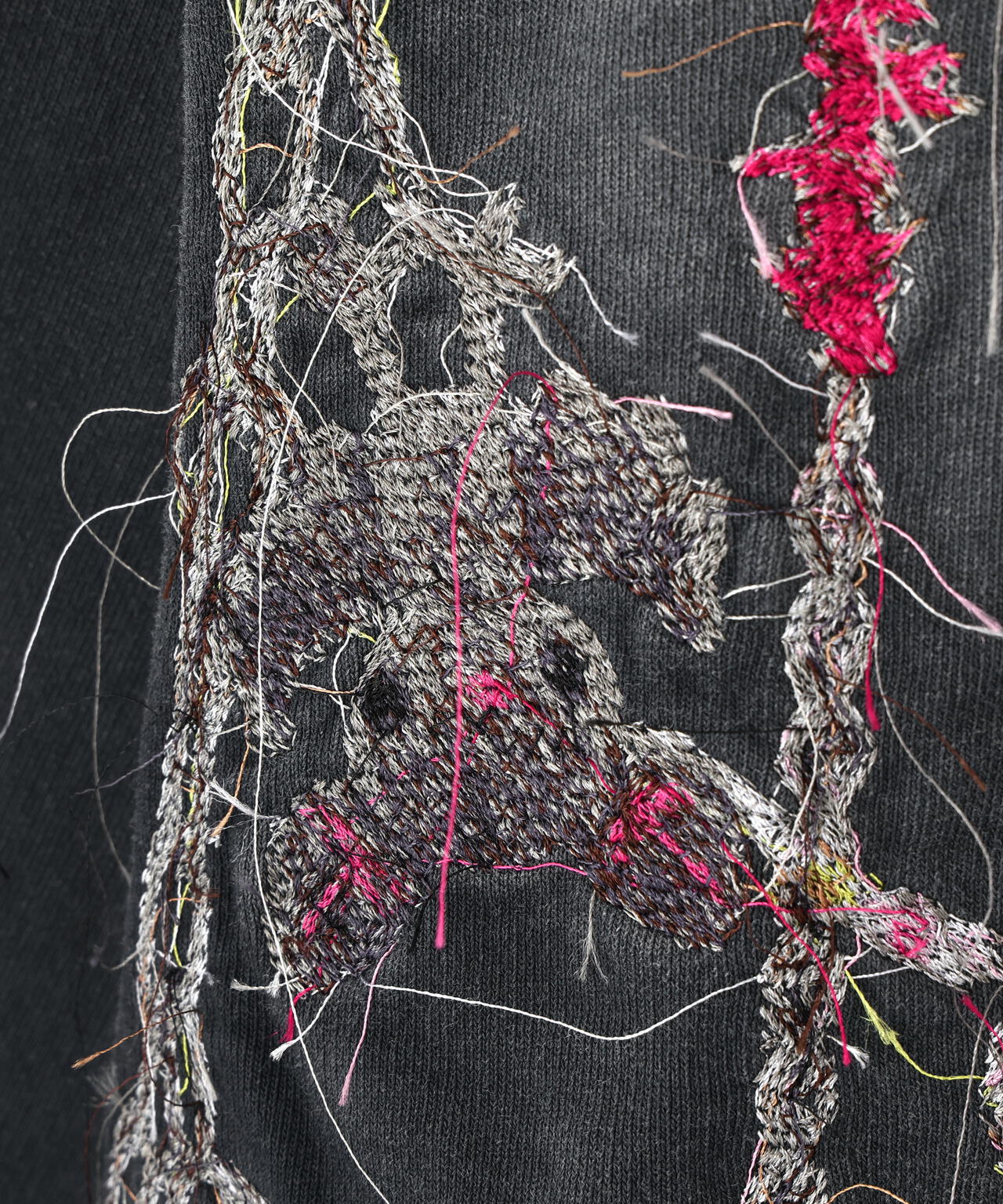doublet/ダブレット/EMBROIDERED CHAIN ZIP-UP HOODIE