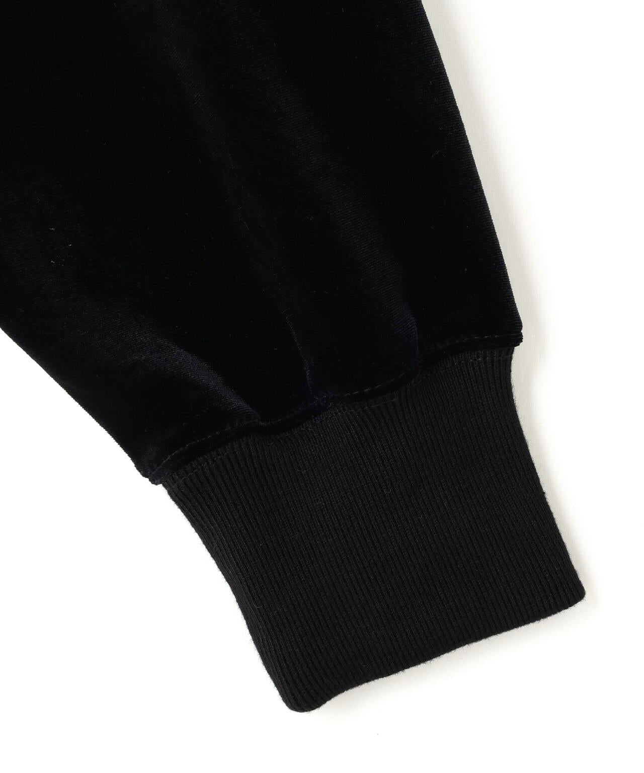 SUPPLIER/サプライヤー/CROSS RHINESTONE VELOUR ZIP HOODIE