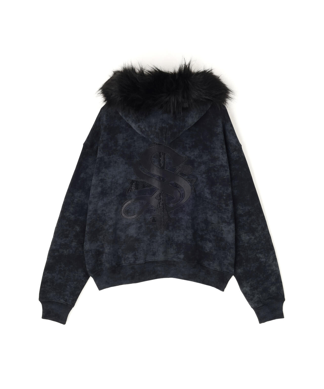 SUPPLIER/サプライヤー/FAUX FUR CROSS ZIP HOODIE