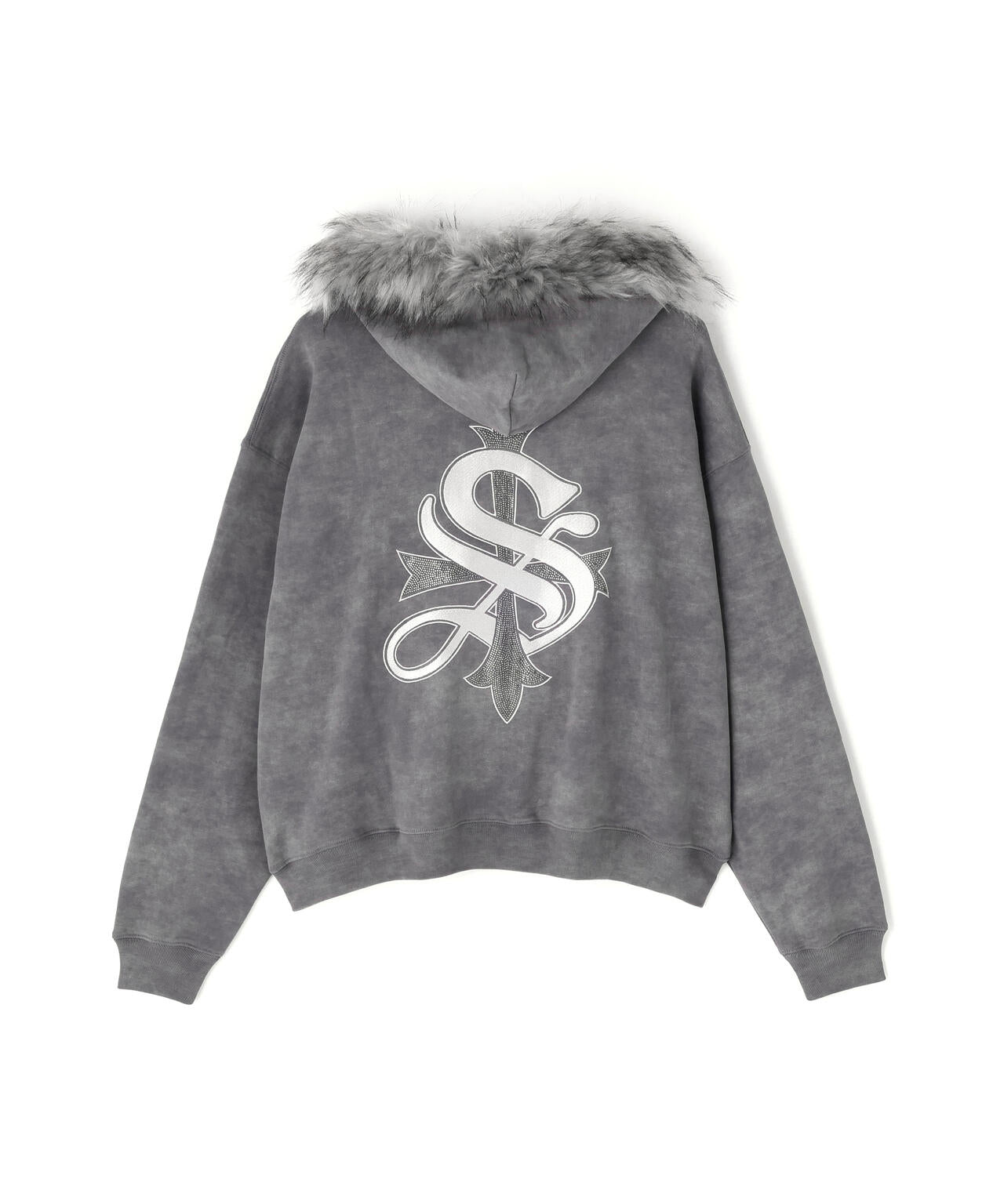 SUPPLIER/サプライヤー/FAUX FUR CROSS ZIP HOODIE