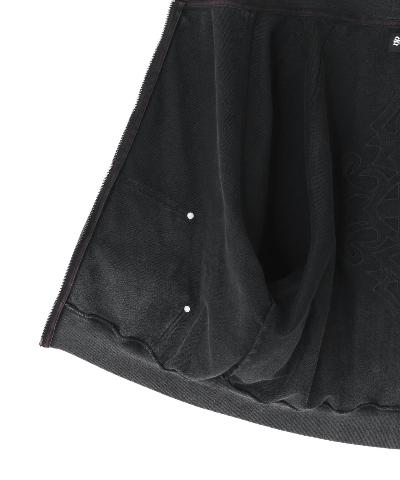 SUPPLIER/サプライヤー/LEATHER PATCH ZIP HOODIE
