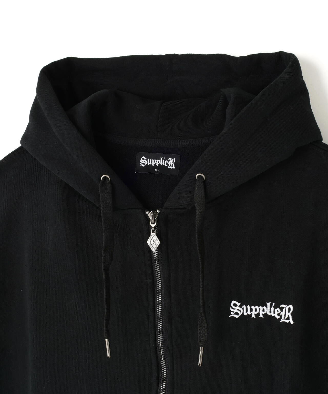 SUPPLIER/サプライヤー/RHINESTONE SLEEVE HOODIE