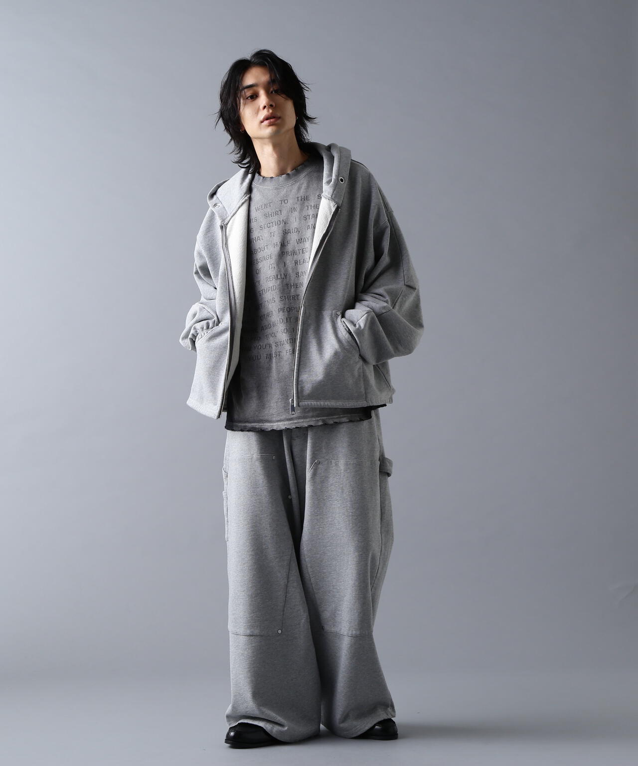 DankeSchon/ダンケシェーン/480HW SWEAT ZIP HOODIE