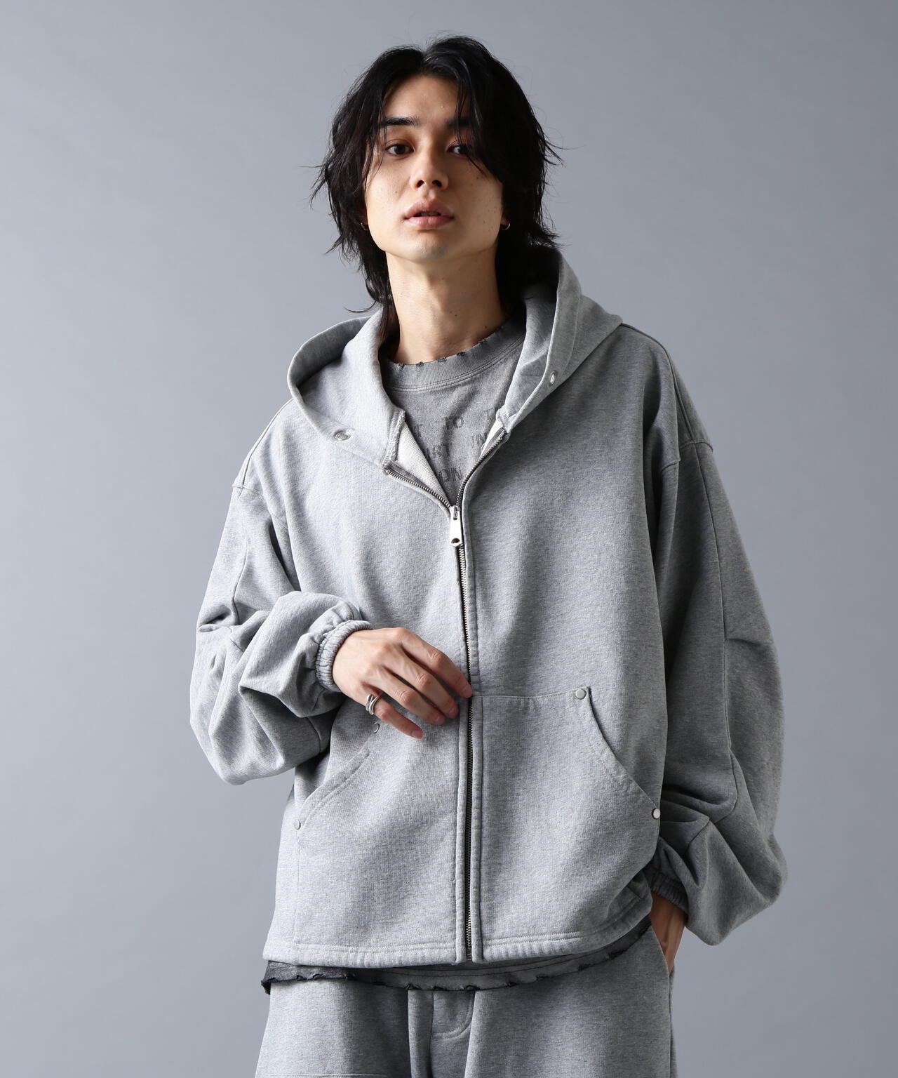 DankeSchon/ダンケシェーン/480HW SWEAT ZIP HOODIE