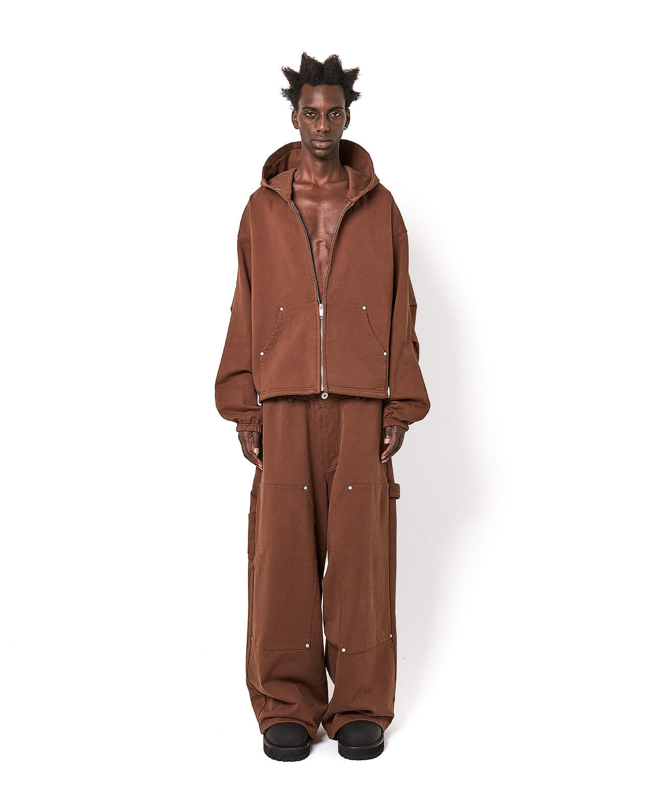 DankeSchon/ダンケシェーン/480HW SWEAT ZIP HOODIE