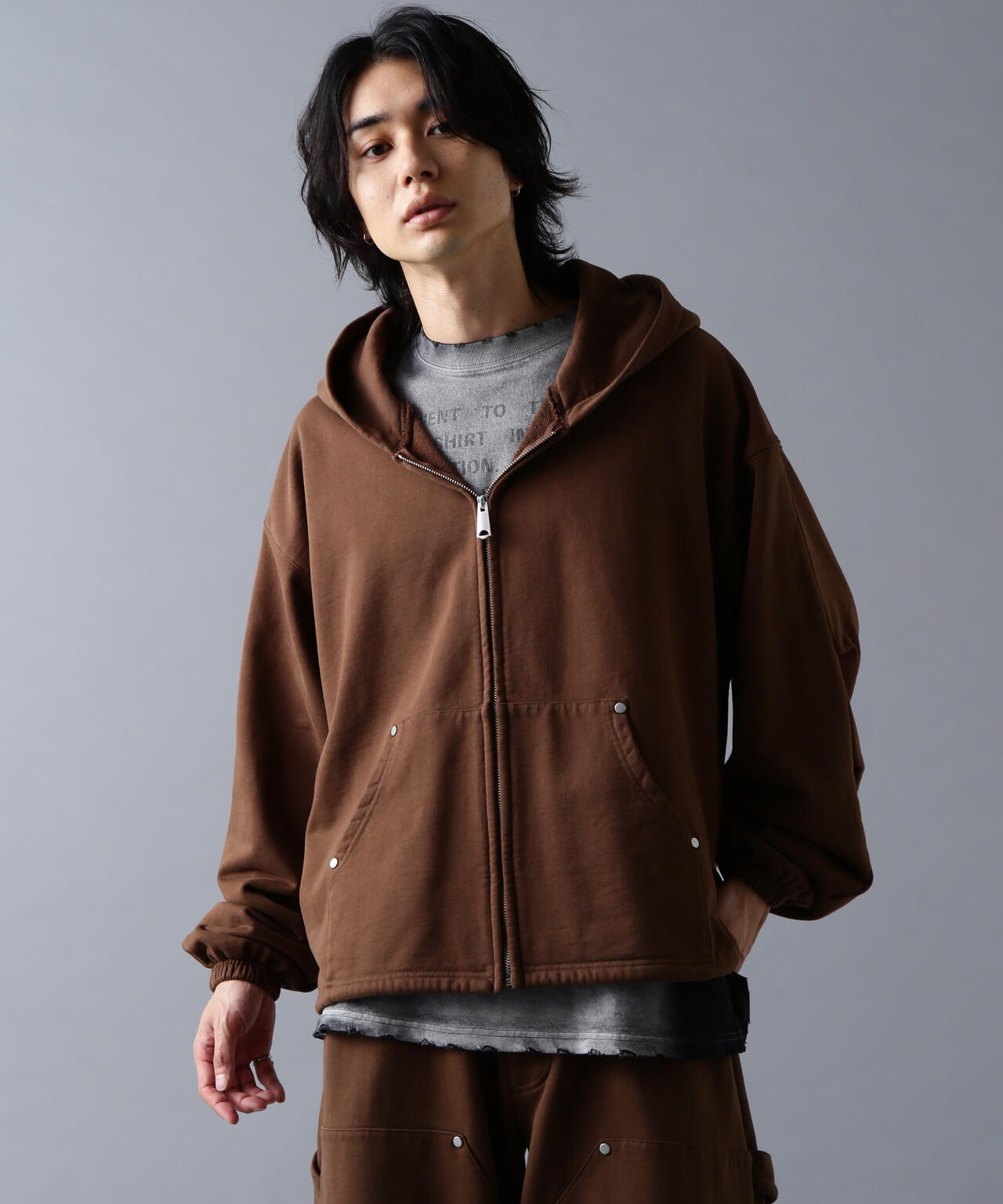 DankeSchon/ダンケシェーン/480HW SWEAT ZIP HOODIE