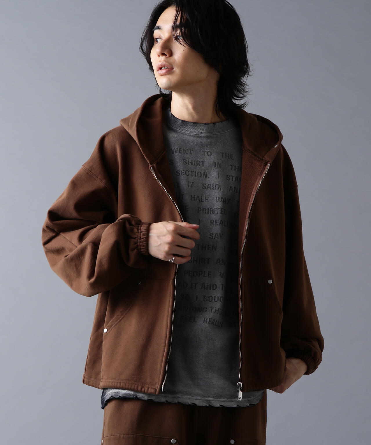 DankeSchon/ダンケシェーン/480HW SWEAT ZIP HOODIE