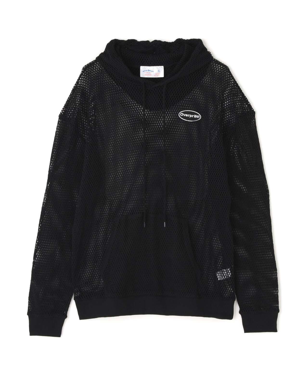 overprint/オーバープリント/MESH HOODIE