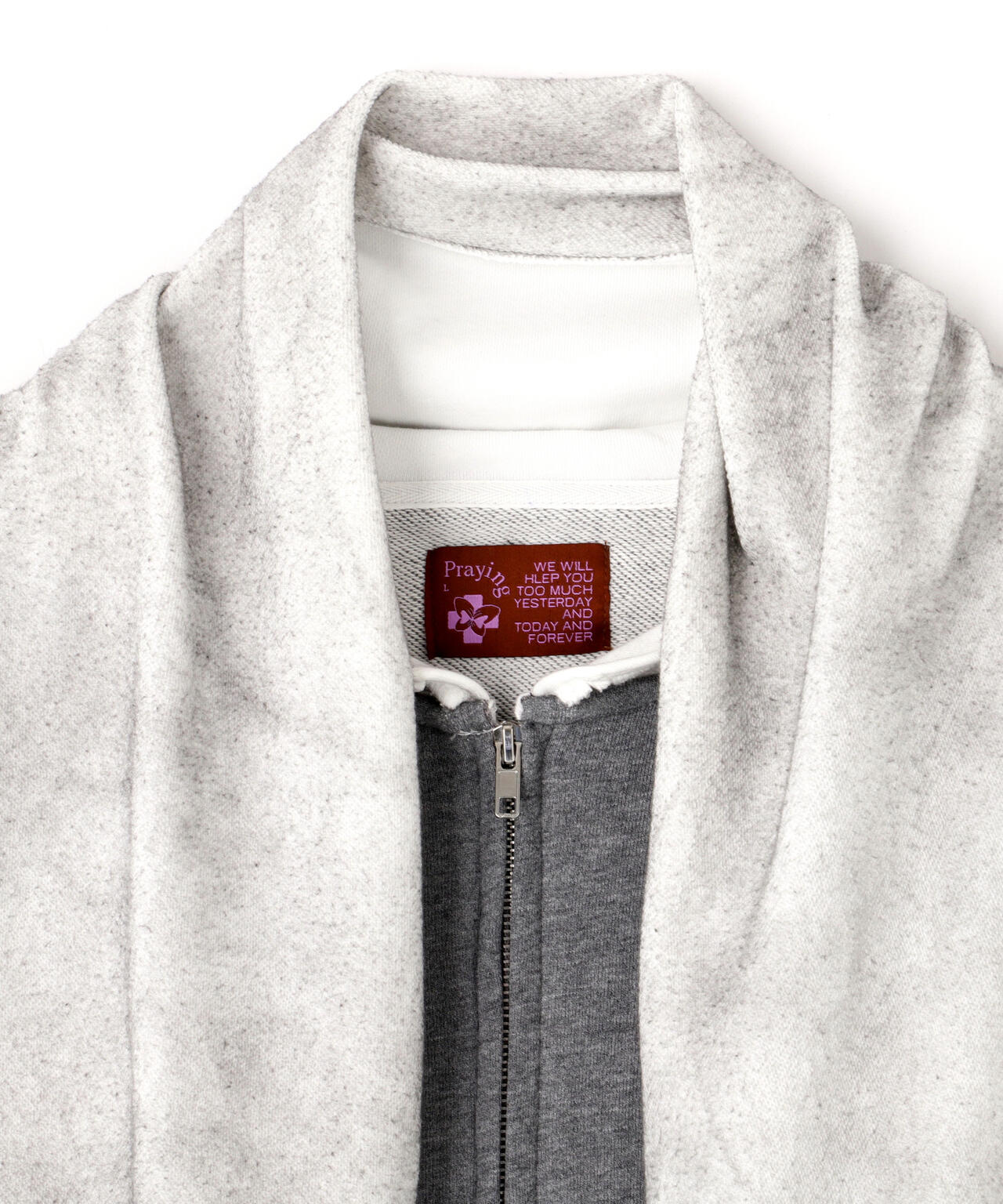 Praying/プレイング/TOWEL SHROUD HOODIE