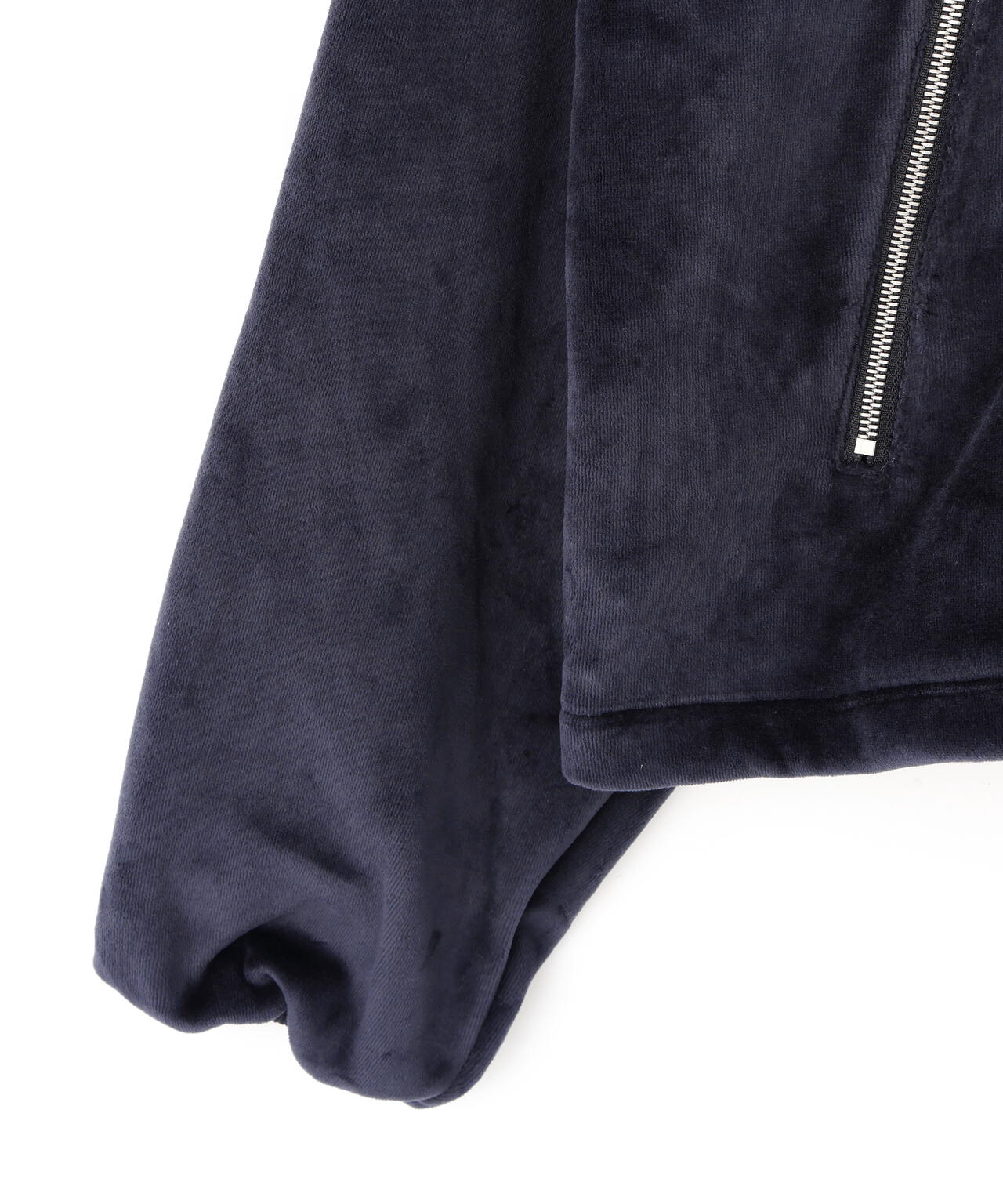 DankeSchon/ダンケシェーン/W-FACE VELOUR HALF ZIP STAND