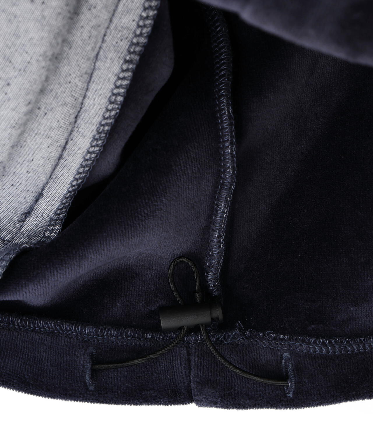 DankeSchon/ダンケシェーン/W-FACE VELOUR HALF ZIP STAND