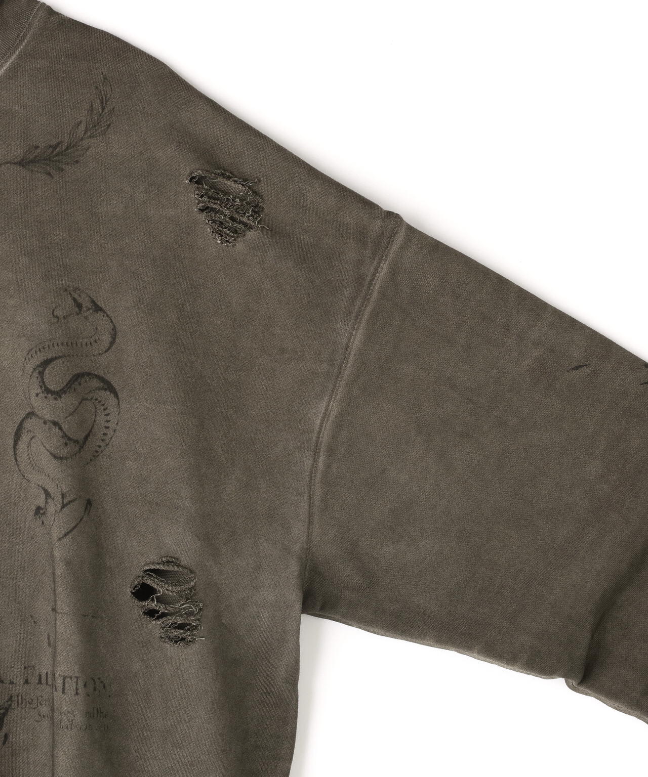 DankeSchon/ダンケシェーン/BURN CREWNECK SWEAT