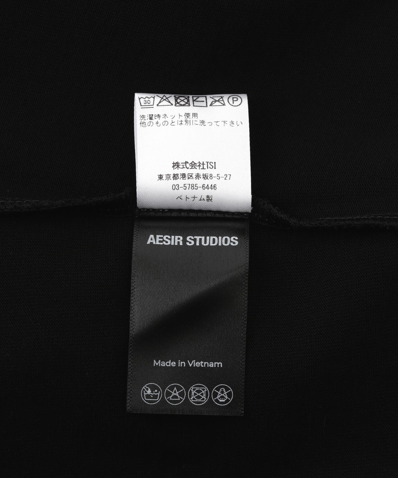 Aesir Studios/アースィアスタジオ/RHINESTONE T-SHIRT