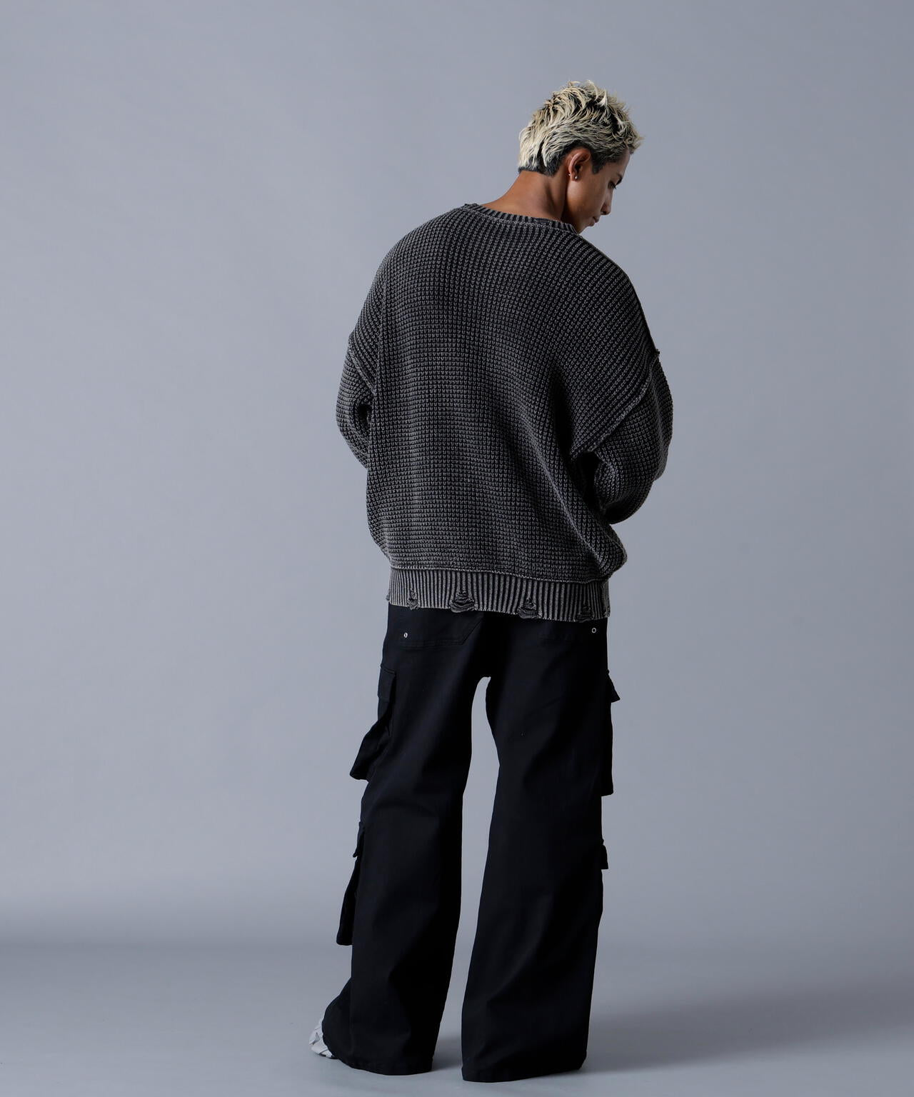 DankeSchon/ダンケシェーン/PIGMENT CHEMICAL AZE CREWNECK