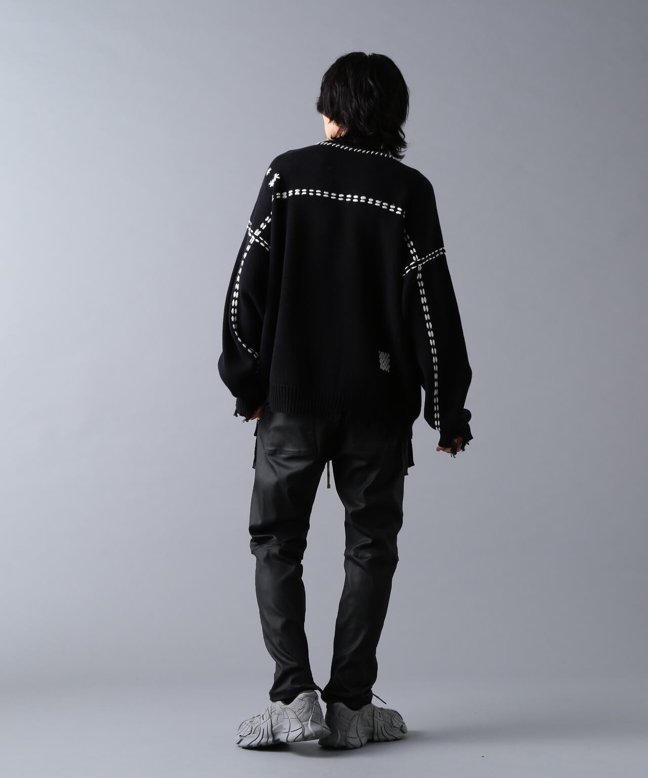DankeSchon/ダンケシェーン/HAND STITCH KNIT CREWNECK