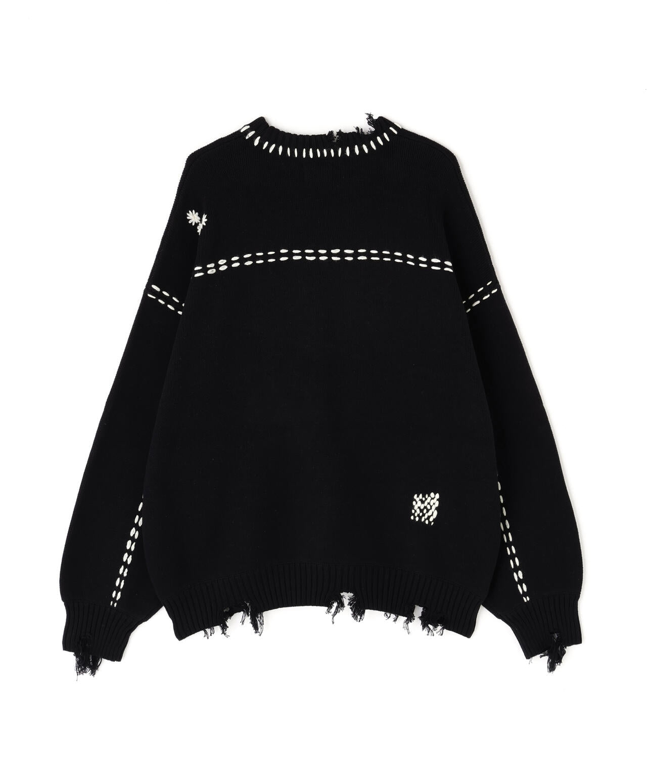 DankeSchon/ダンケシェーン/HAND STITCH KNIT CREWNECK