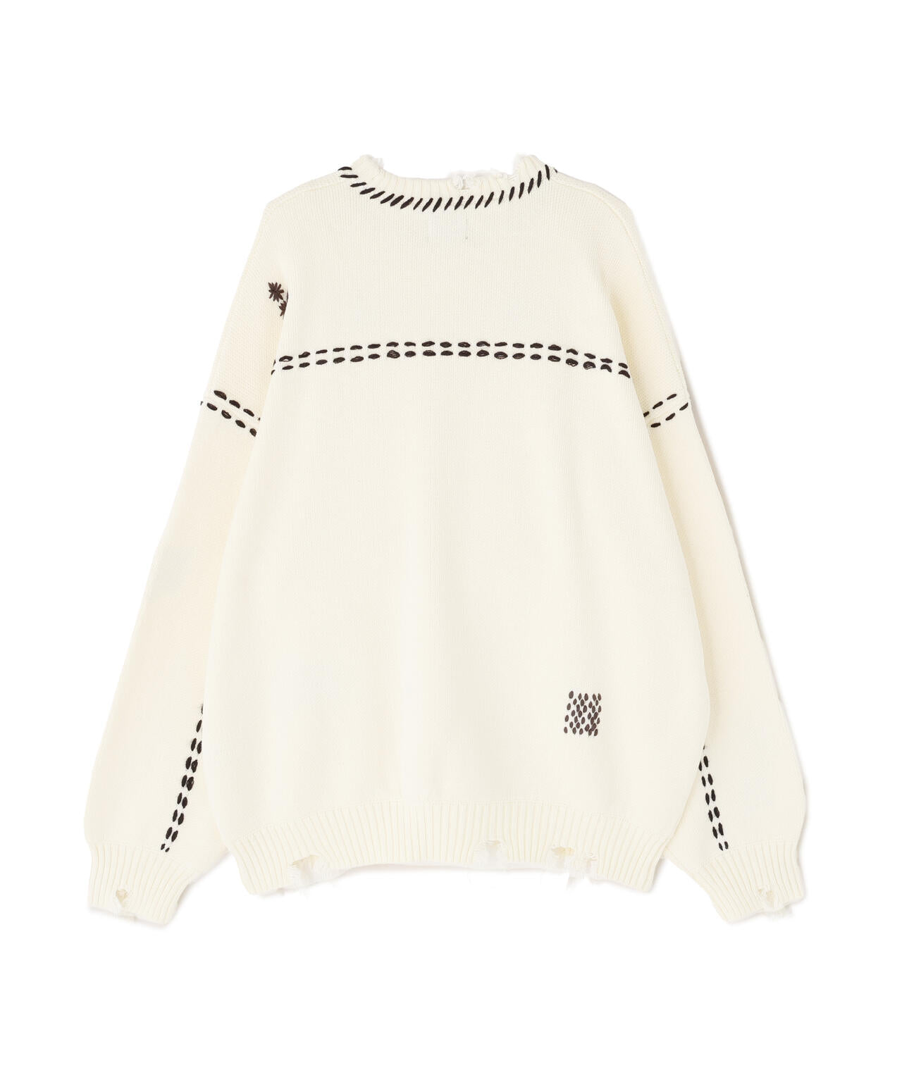 DankeSchon/ダンケシェーン/HAND STITCH KNIT CREWNECK