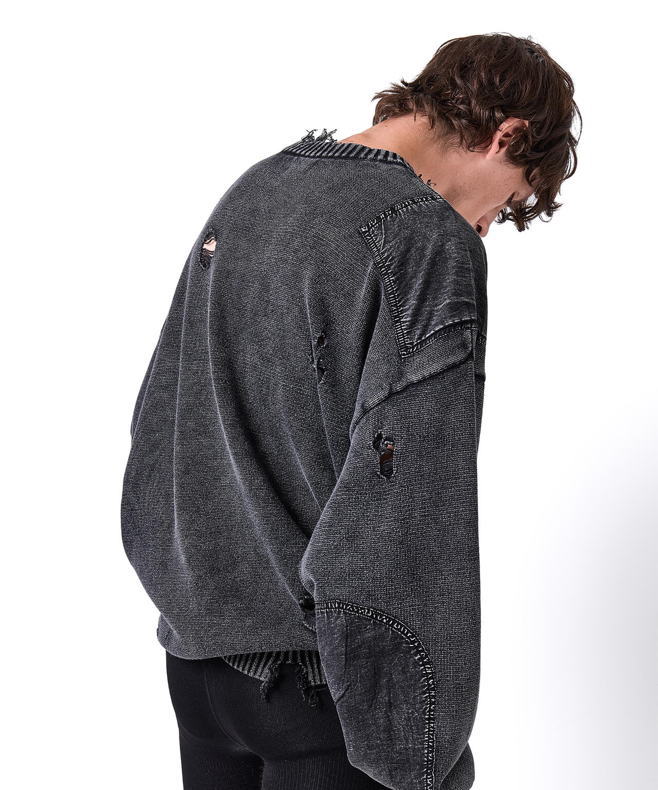 DankeSchon/ダンケシェーン/MILS KNIT CREWNECK