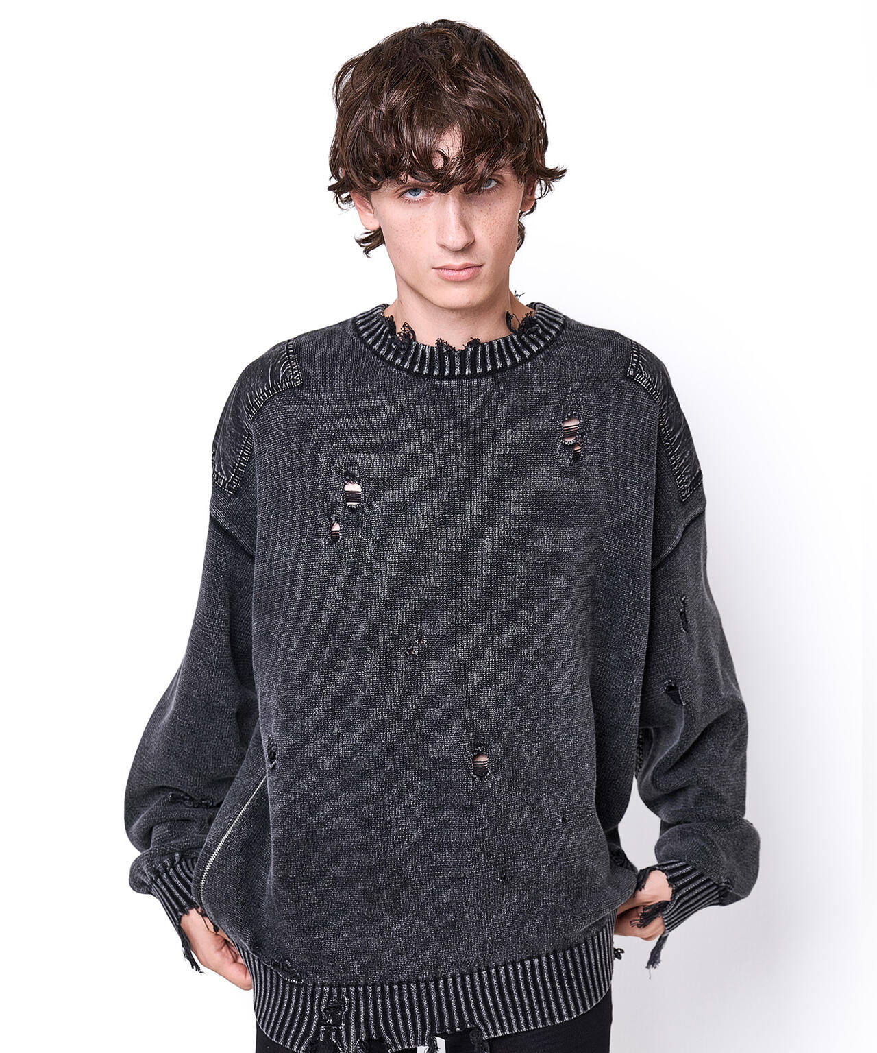 DankeSchon/ダンケシェーン/MILS KNIT CREWNECK