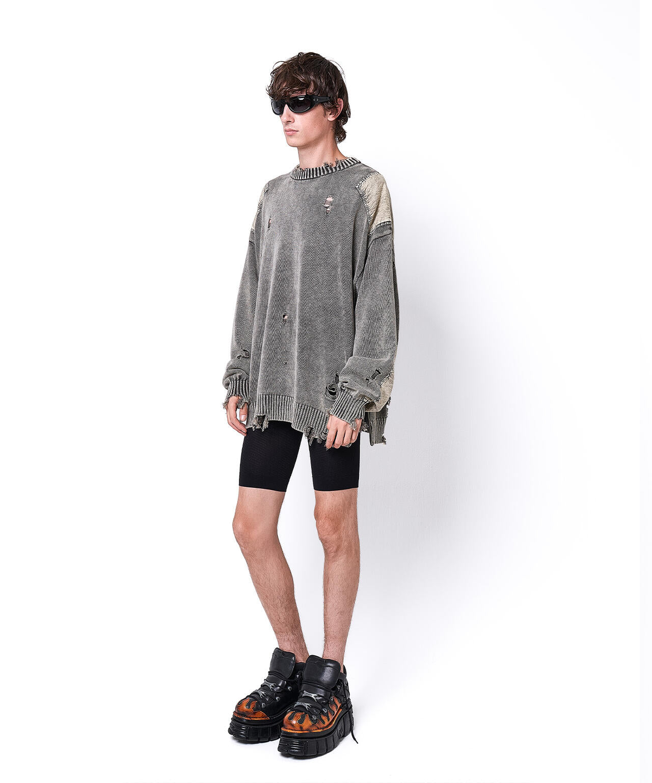 DankeSchon/ダンケシェーン/MILS KNIT CREWNECK