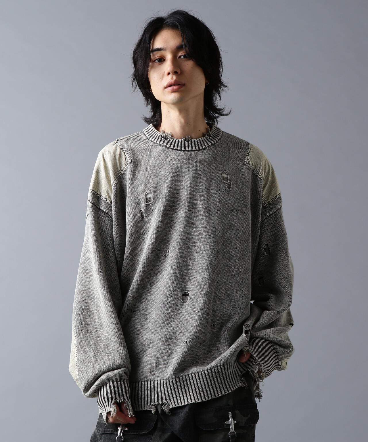 DankeSchon/ダンケシェーン/MILS KNIT CREWNECK