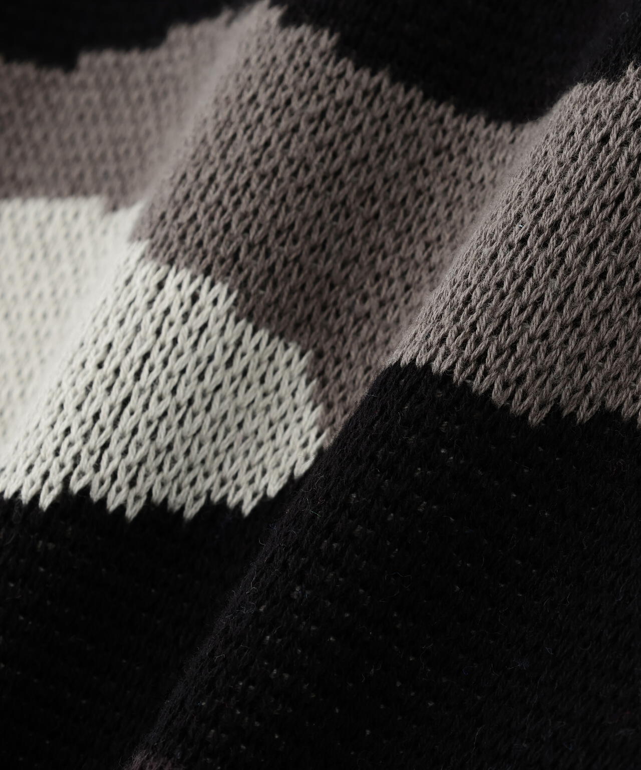 WHITELAND/ホワイトランド/CAMO LINKING KNIT