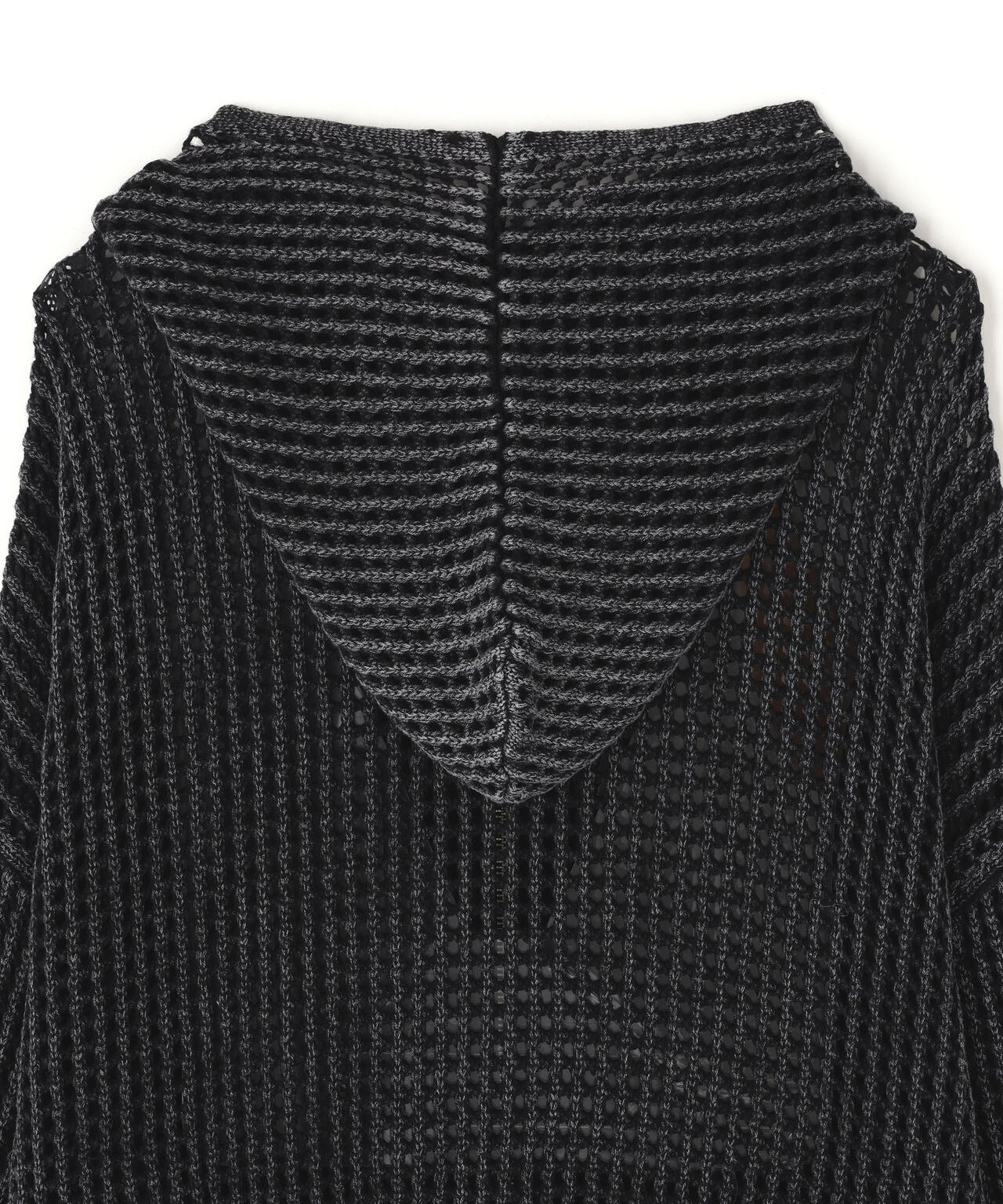 【WEB&DEPOT限定】DankeSchon/ダンケシェーン/CHEMICAL MESH KNIT ZIP HOODIE