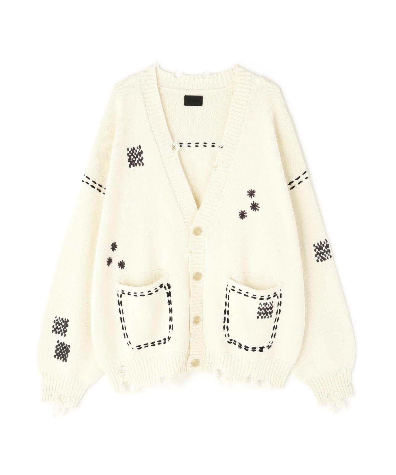 DankeSchon/ダンケシェーン/HAND STITCH KNIT CARDIGAN