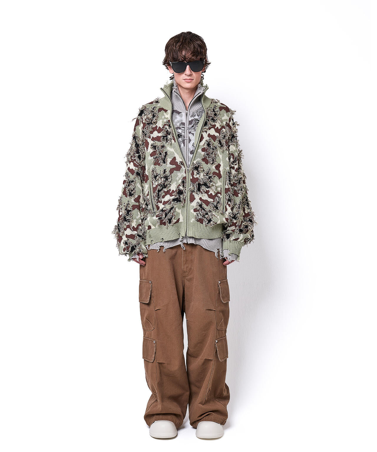DankeSchon/ダンケシェーン/CAMO KNIT DRIVERS