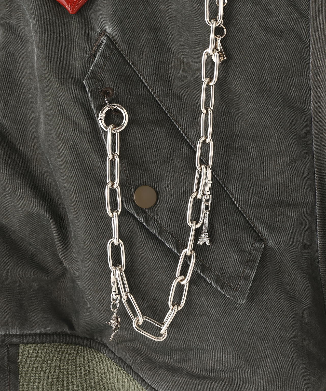 doublet/ダブレット/KEY CHAIN DECORATED BOMBER JACKET