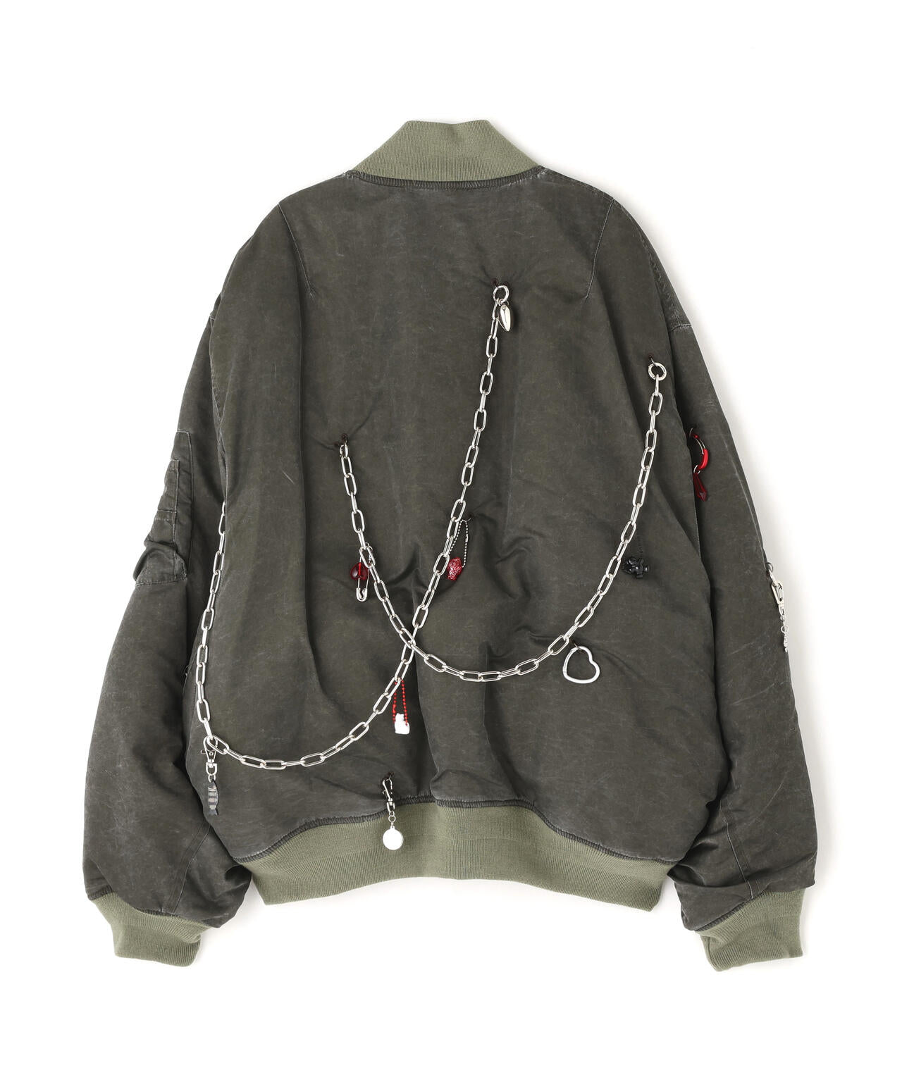 doublet/ダブレット/KEY CHAIN DECORATED BOMBER JACKET